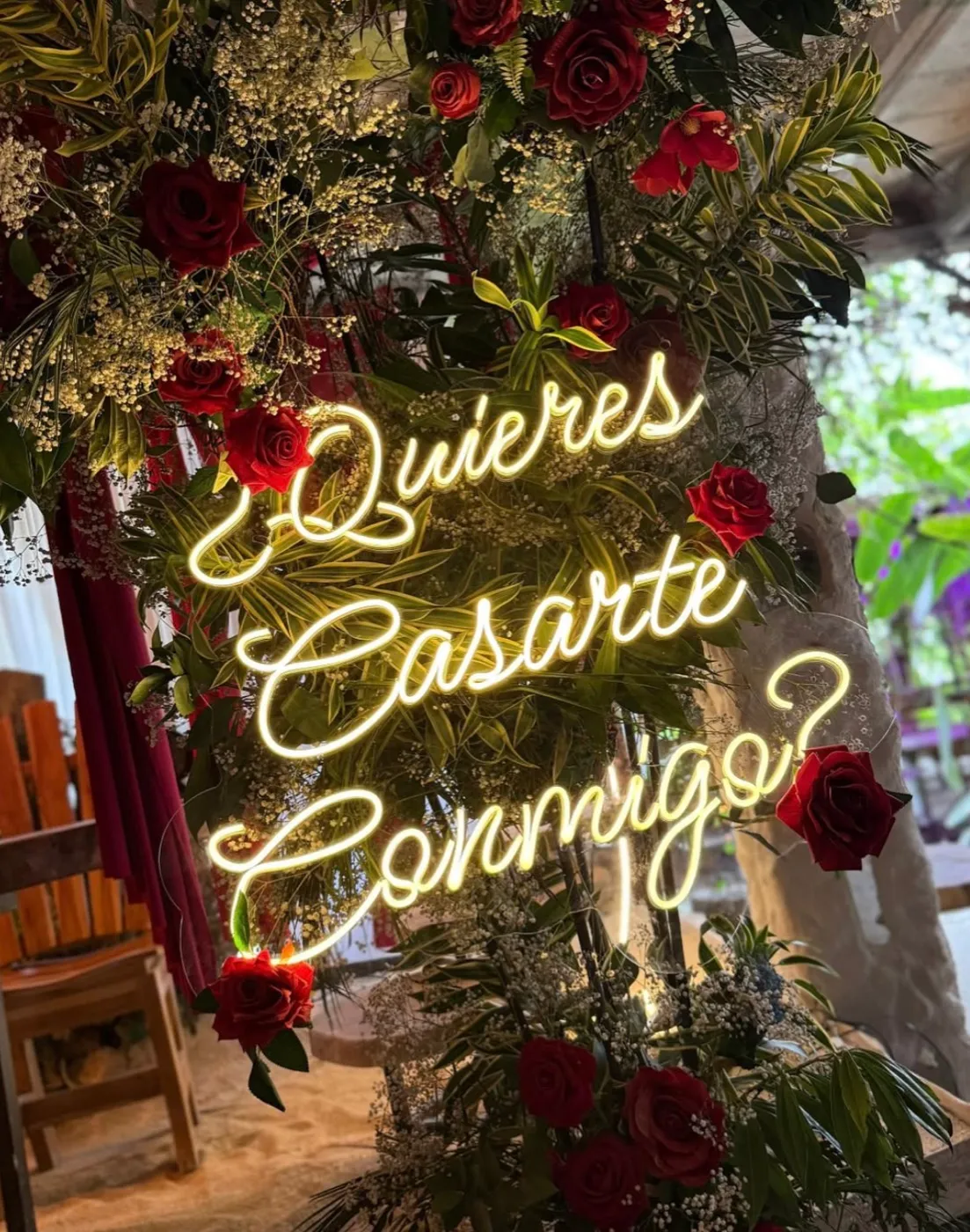 Propuesta de matrimonio en Le Parché